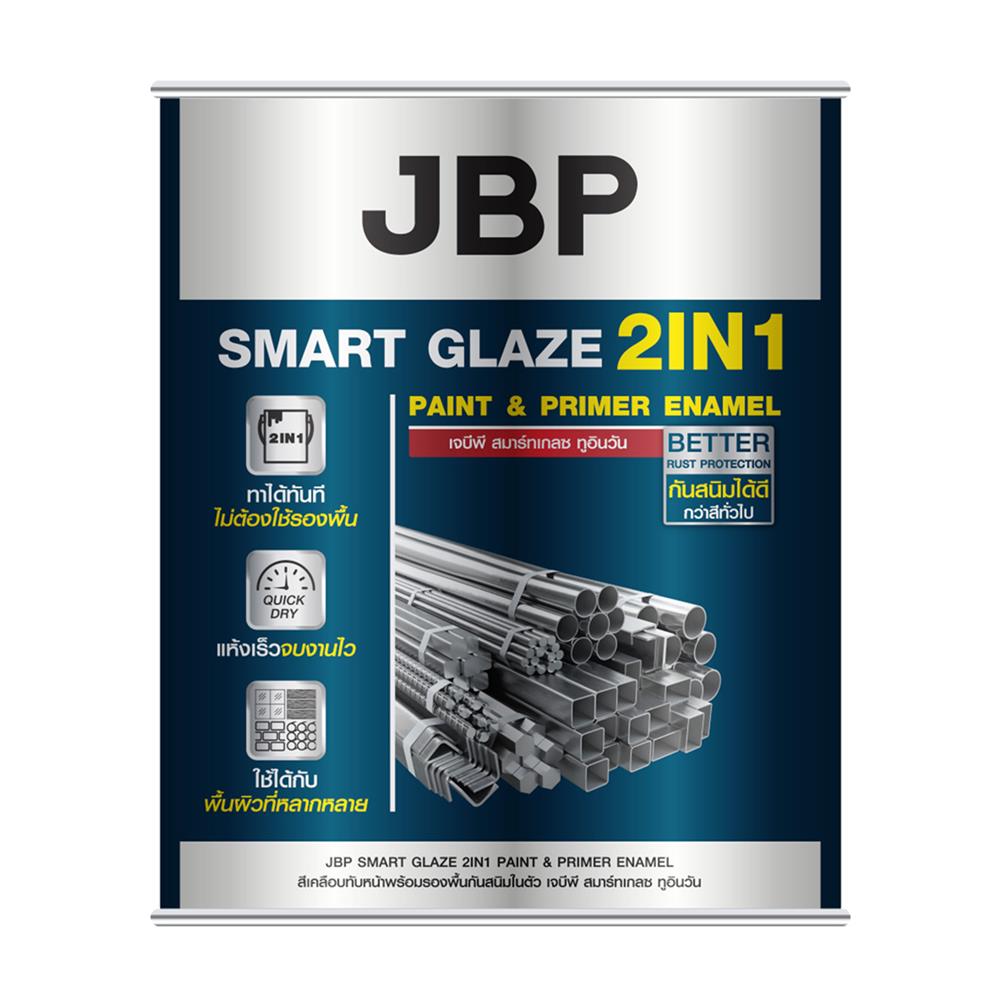 สีน้ำมัน JBP SMART GLAZE 2IN1 G7323 สีน้ำตาล เงา 1 แกลลอน