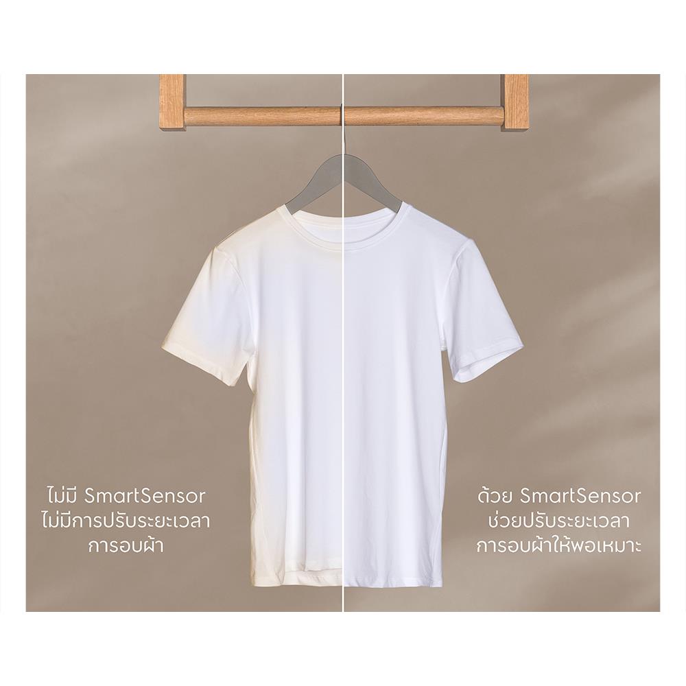 เครื่องอบผ้าฝาหน้าพร้อมขาตั้ง ELECTROLUX EDS904N3SC 9 กก. VENTING สี GREY