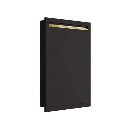 บานซิงค์เดี่ยว MJ ETERNITY 46x66 ซม. สี GREY GRAPHITE_1