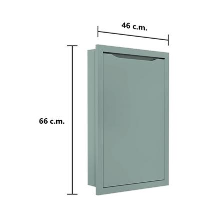 บานซิงค์เดี่ยว MJ ECO 46x66 ซม. สี SEA SALT_5