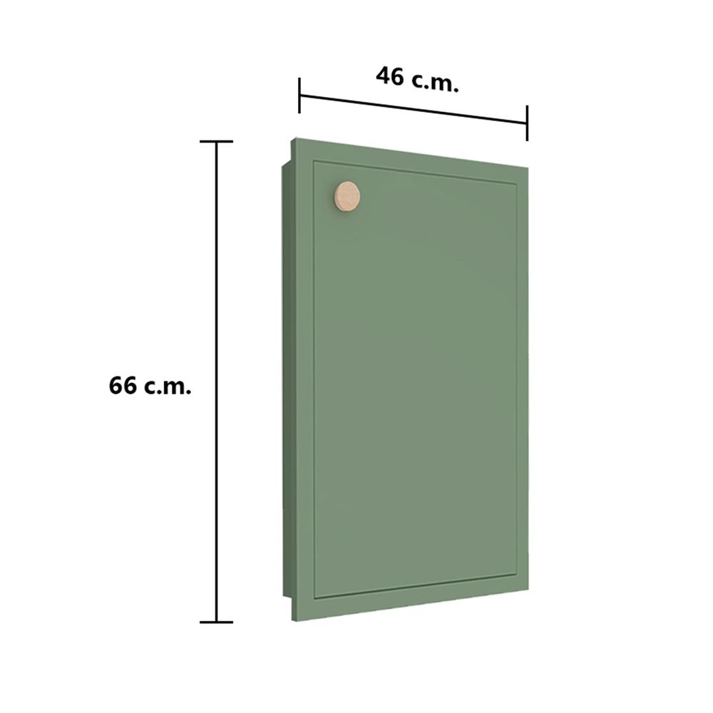 บานซิงค์เดี่ยว MJ DOT 46x66 ซม. สี MATCHA