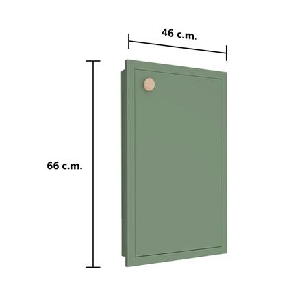 บานซิงค์เดี่ยว MJ DOT 46x66 ซม. สี MATCHA_3