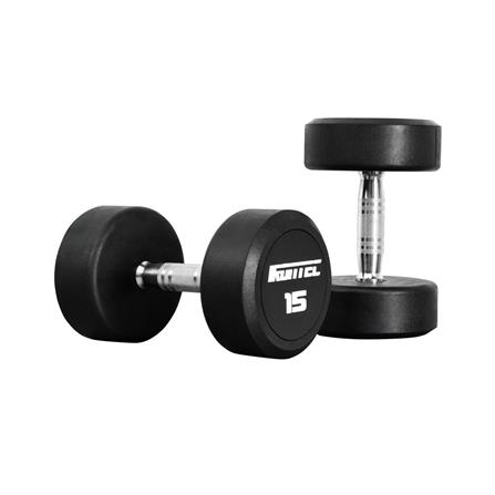 ดัมเบลทรงกลมหุ้มยาง IRONTEC 15 กก._1