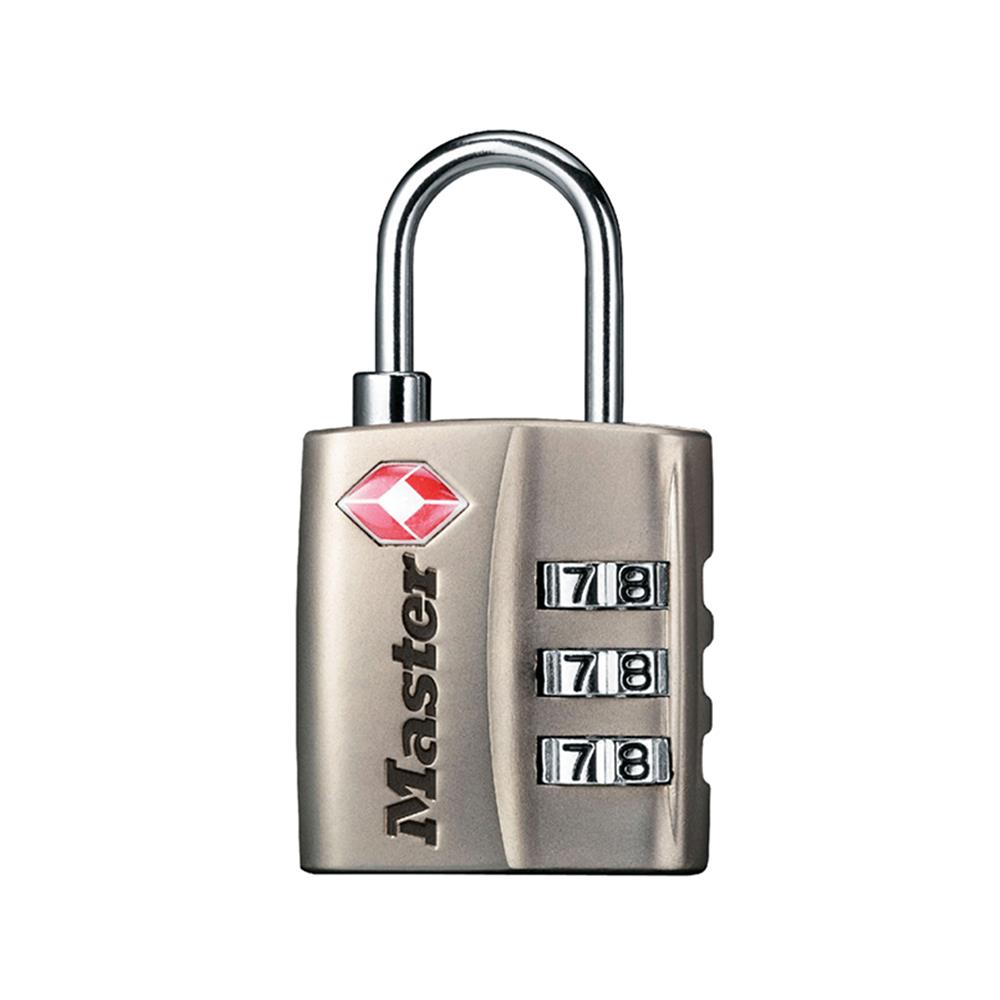กุญแจรหัส MASTER LOCK TSA 4680 สีเทา