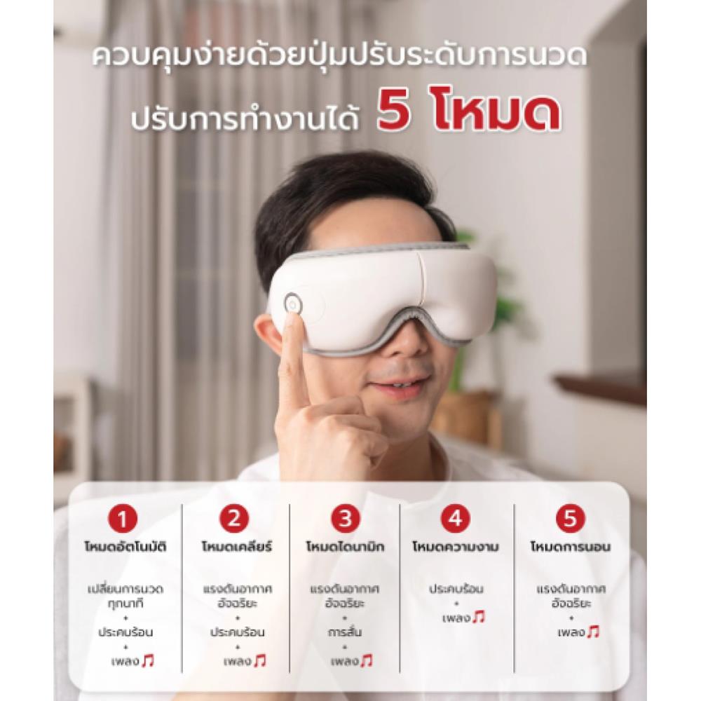 เครื่องนวดตา FULICO LITE สีขาว