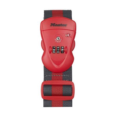 สายรัดกระเป๋าเดินทาง รหัส TSA MASTER LOCK 50 มม. สีแดง_0