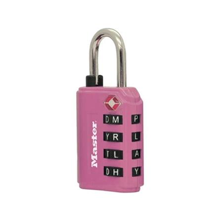 กุญแจรหัส MASTER LOCK TSA 4691 สีชมพู