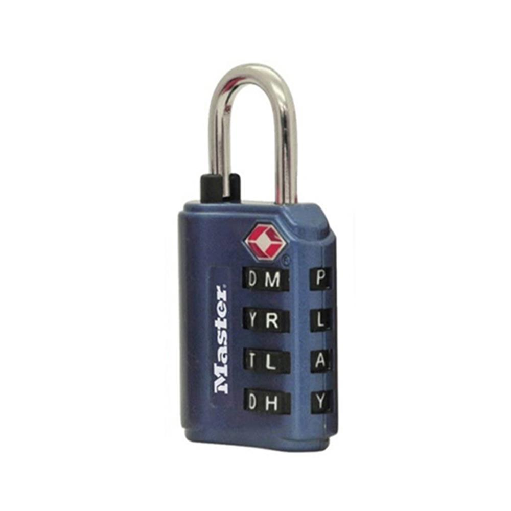 กุญแจรหัส MASTER LOCK TSA 4691 สีน้ำเงิน