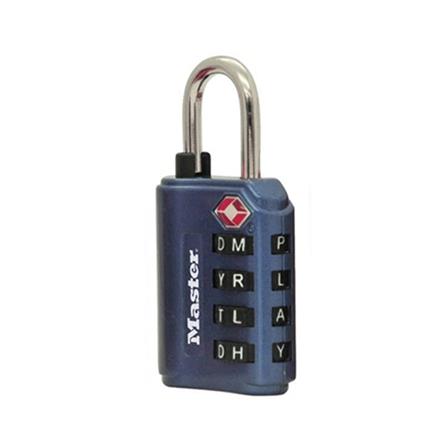 กุญแจรหัส MASTER LOCK TSA 4691 สีน้ำเงิน