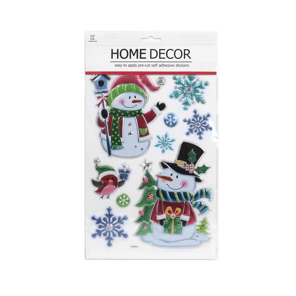 สติกเกอร์ ตุ๊กตาหิมะ SIAMXMAS 20x30 ซม.