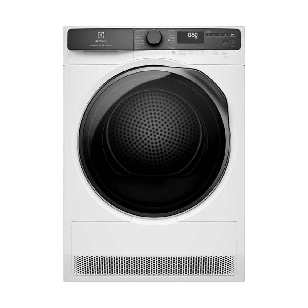 เครื่องอบผ้าฝาหน้าพร้อมขาตั้ง ELECTROLUX EDH903R7WC 9 กก. HEATPUMP สีขาว
