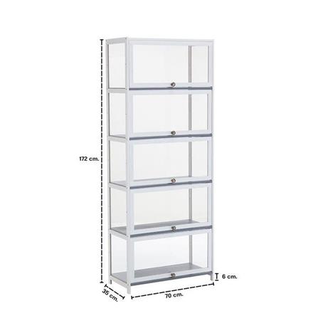 ตู้โชว์ LOOMS MAYYA 19227943 70 ซม. สีขาว_7