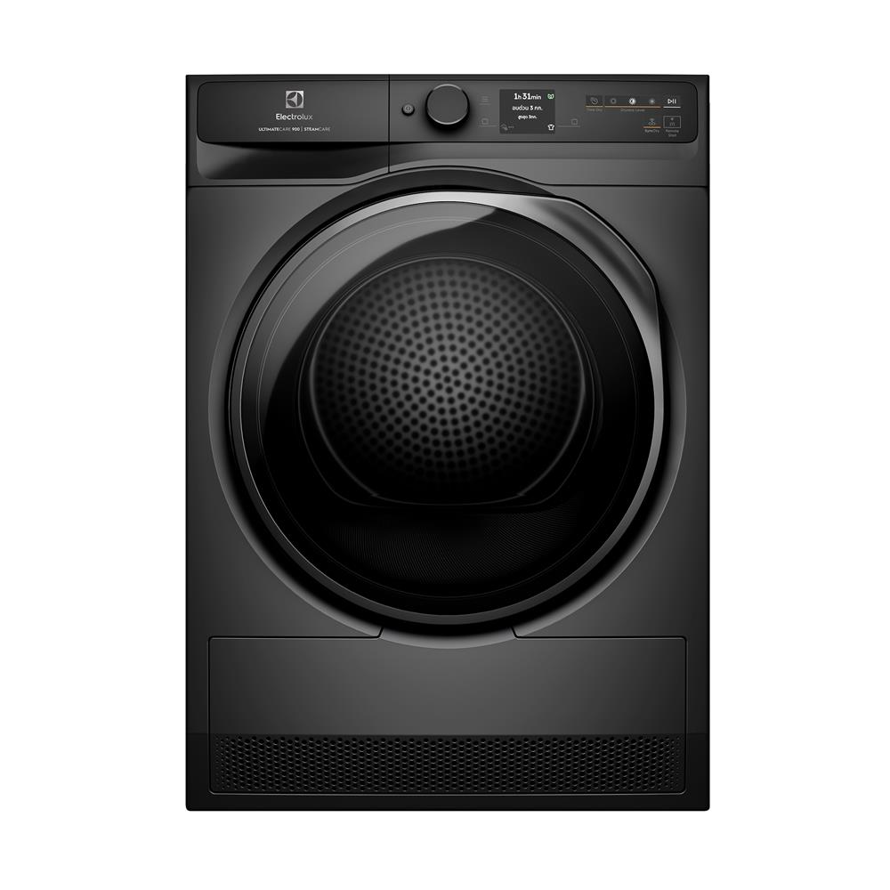 เครื่องอบผ้าฝาหน้าพร้อมขาตั้ง ELECTROLUX EDH902R9SC 9 กก. HEATPUMP สีGREY