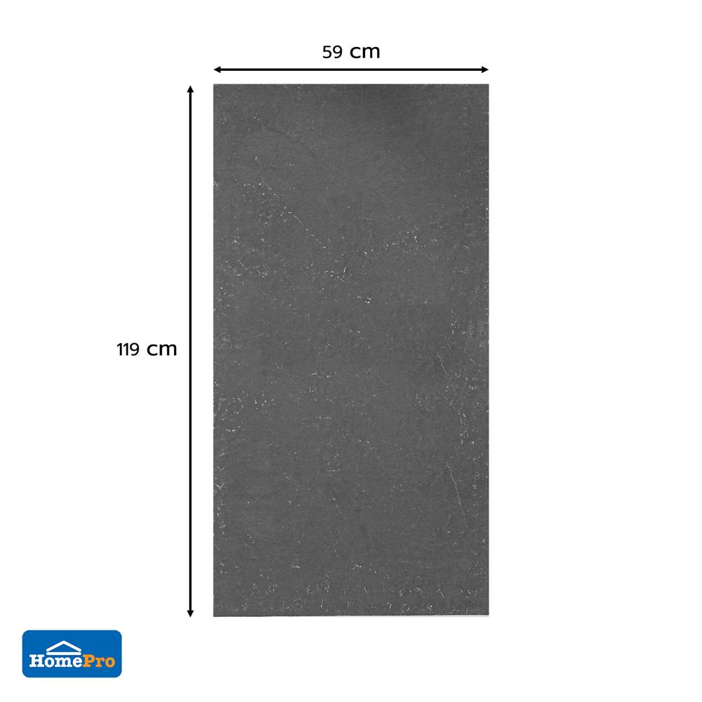 แผ่นตกแต่งผนัง HOME LIVING STYLE EMBOSS 59X119 ซม. สีเทา