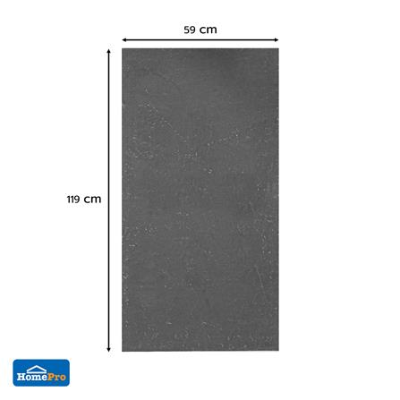 แผ่นตกแต่งผนัง HOME LIVING STYLE EMBOSS 59X119 ซม. สีเทา_5