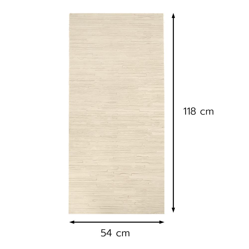 แผ่นตกแต่งผนัง HOME LIVING STYLE MARKS 54X118 ซม. สีครีม