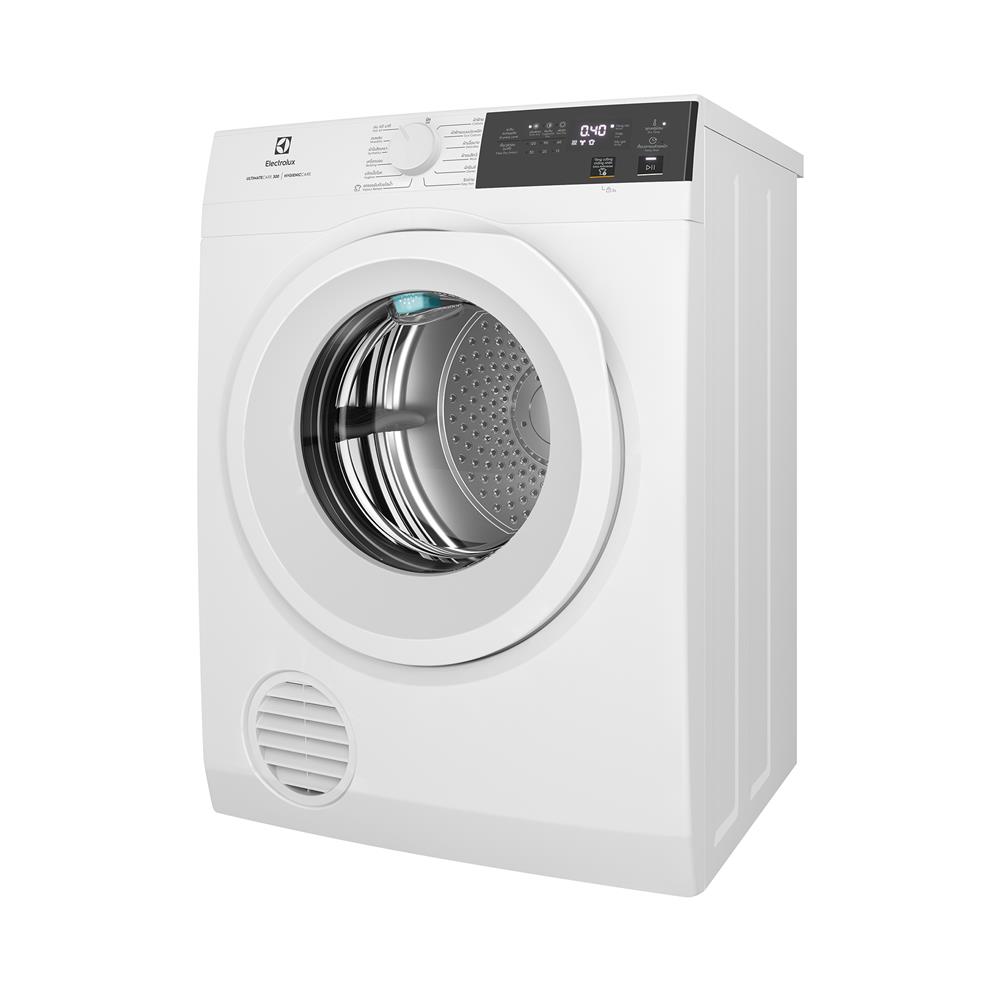 เครื่องอบผ้าฝาหน้าพร้อมขาตั้ง ELECTROLUX EDS904H3WC 9 กก. VENTING สีขาว
