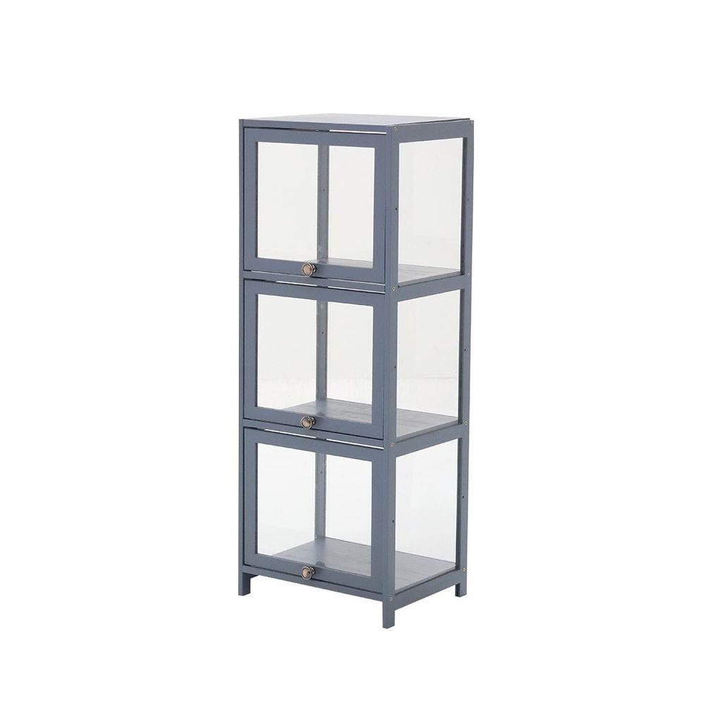 ตู้โชว์ LOOMS MAYYA 19227938 40 ซม. สีเทา