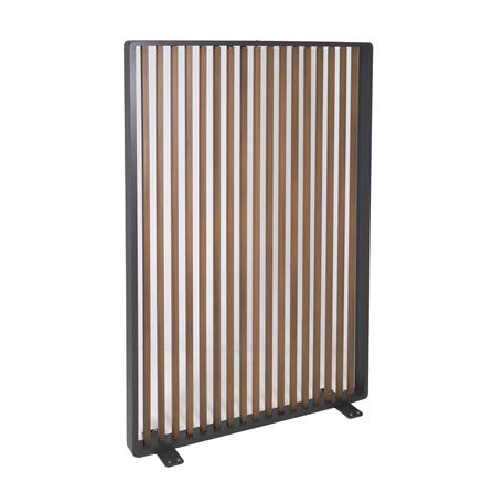 รั้วอะลูมิเนียม BENETTA SERENITY 180X30 ซม. สีดำ_2