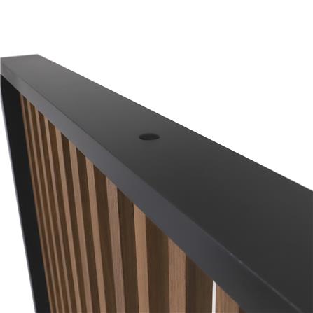 รั้วอะลูมิเนียม BENETTA SERENITY 180X30 ซม. สีดำ_4