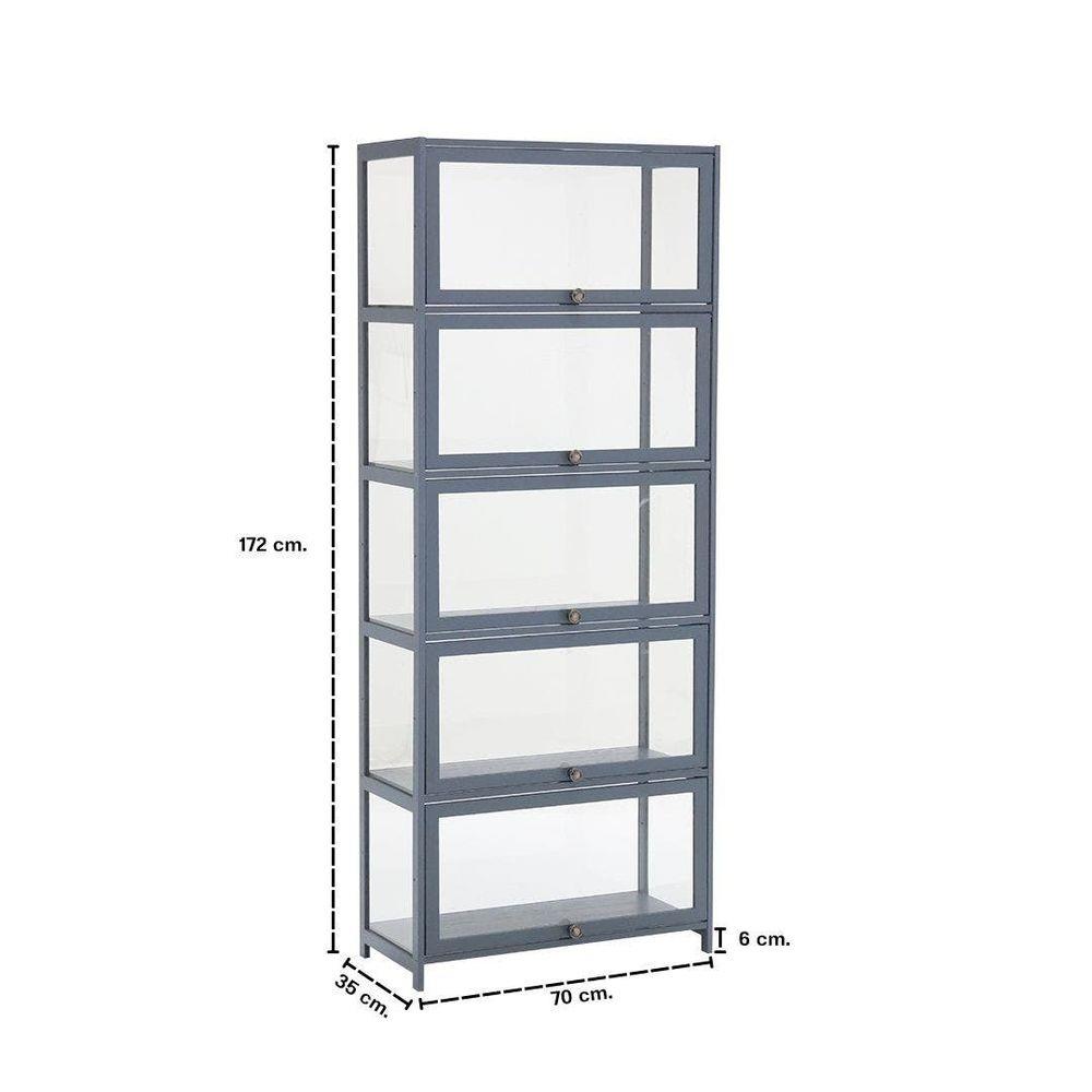 ตู้โชว์ LOOMS MAYYA 19227942 70 ซม. สีเทา