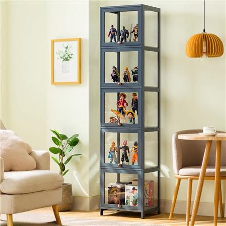 ตู้โชว์ LOOMS MAYYA 19227941 40 ซม. สีเทา_7