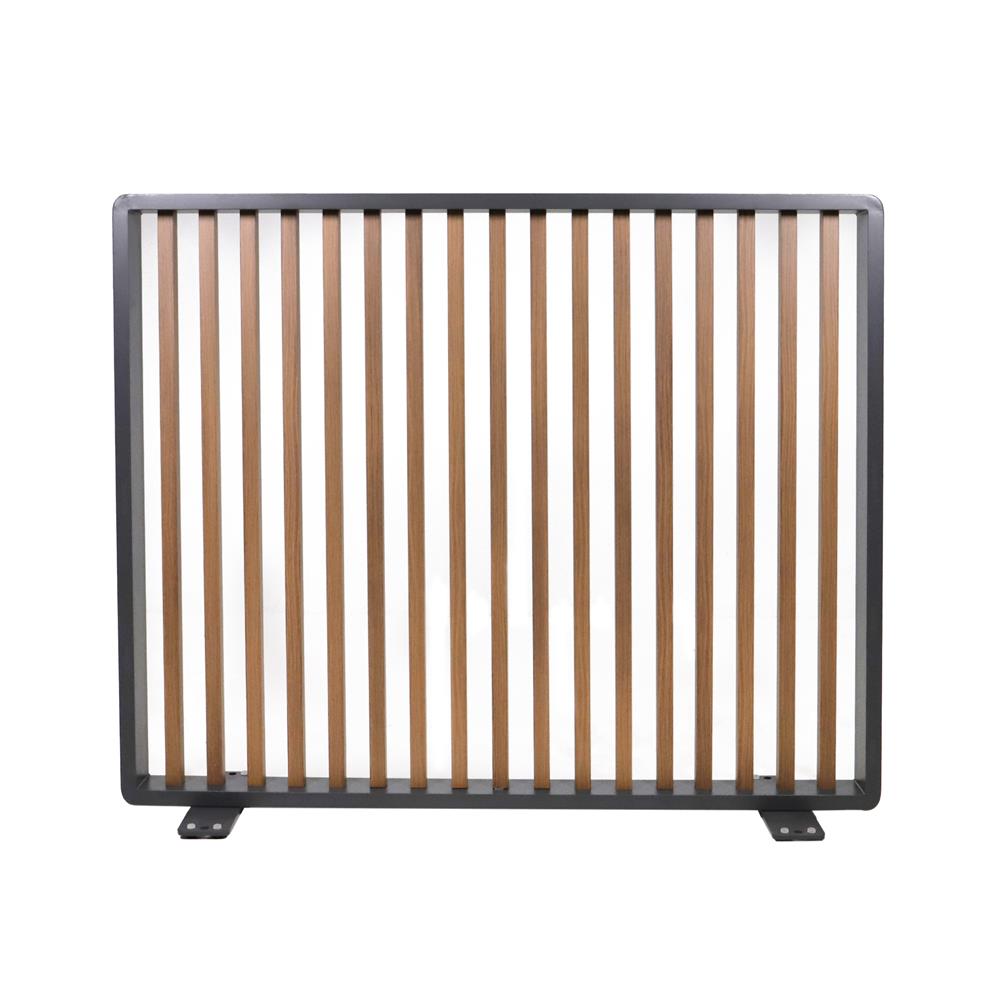 รั้วอะลูมิเนียม BENETTA SERENITY 100X30 ซม. สีดำ