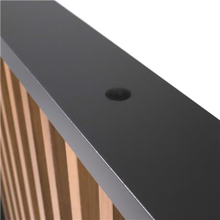 รั้วอะลูมิเนียม BENETTA SERENITY 100X30 ซม. สีดำ_4