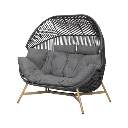 เก้าอี้พักผ่อน OVAL BENETTA SERENITY สีดำ_0