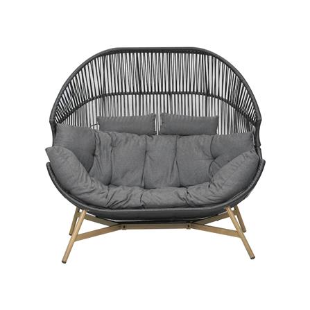 เก้าอี้พักผ่อน OVAL BENETTA SERENITY สีดำ_1