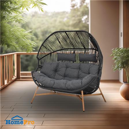 เก้าอี้พักผ่อน OVAL BENETTA SERENITY สีดำ_3