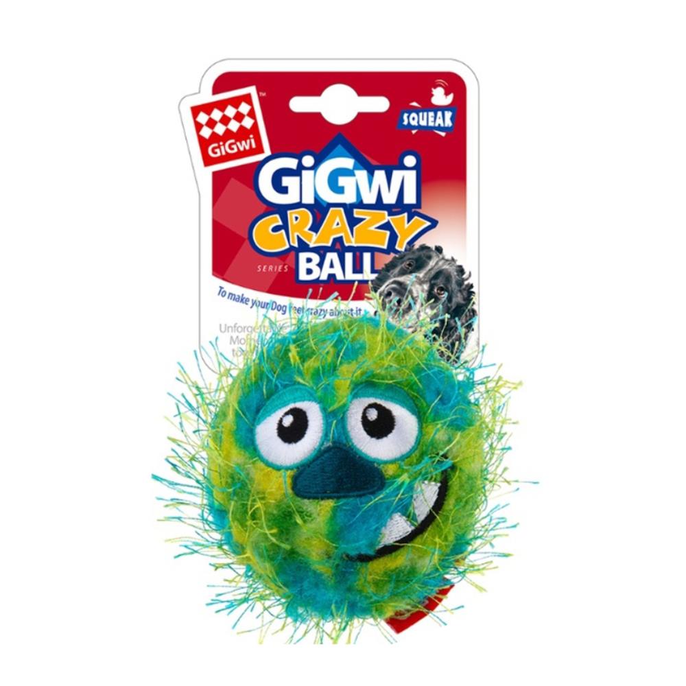 ของเล่นสุนัข GIGWI CRAZY BALL สีเขียว_1