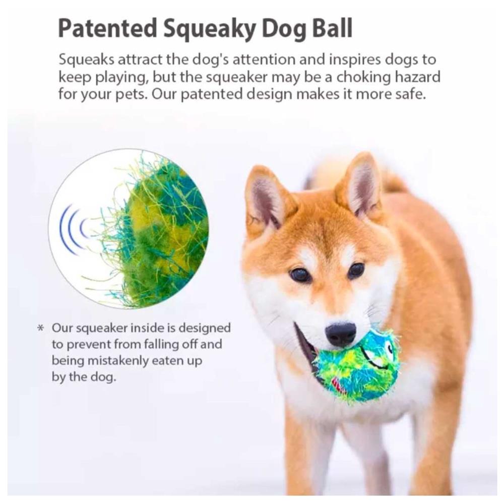 ของเล่นสุนัข GIGWI CRAZY BALL สีเขียว