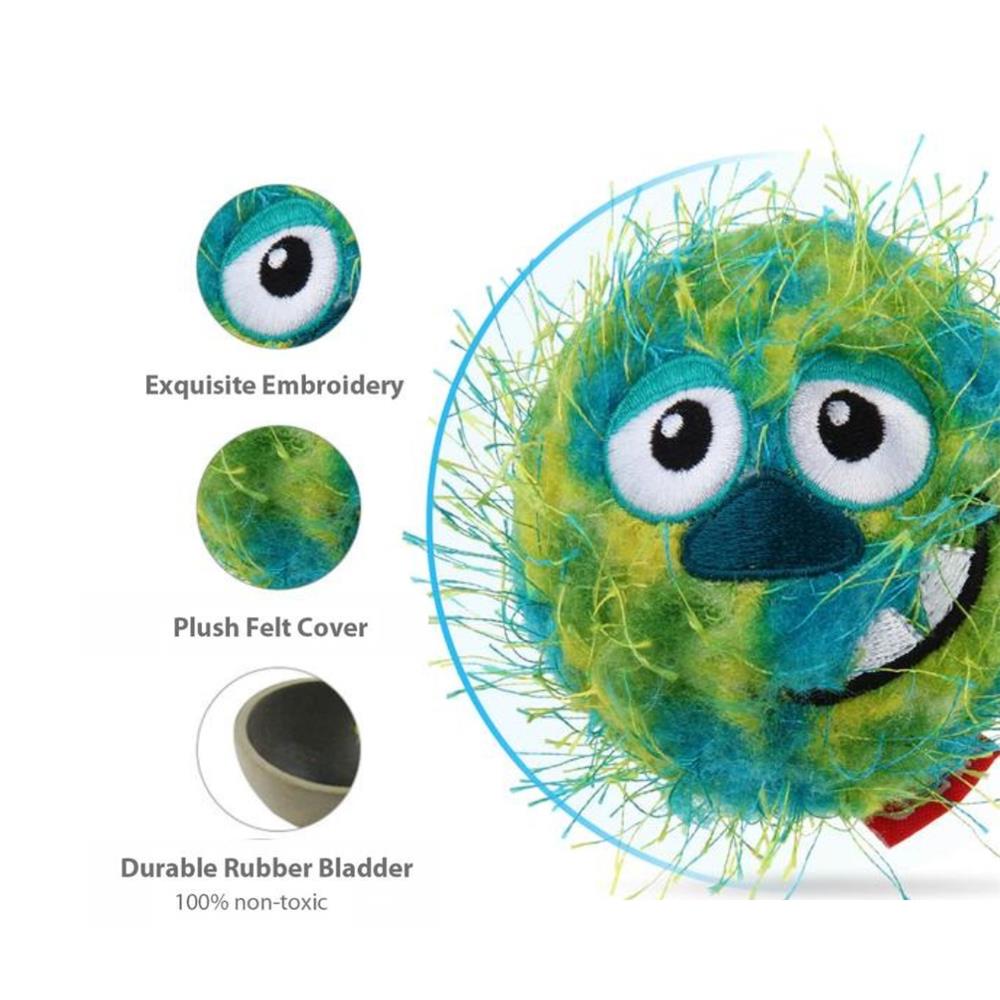 ของเล่นสุนัข GIGWI CRAZY BALL สีเขียว