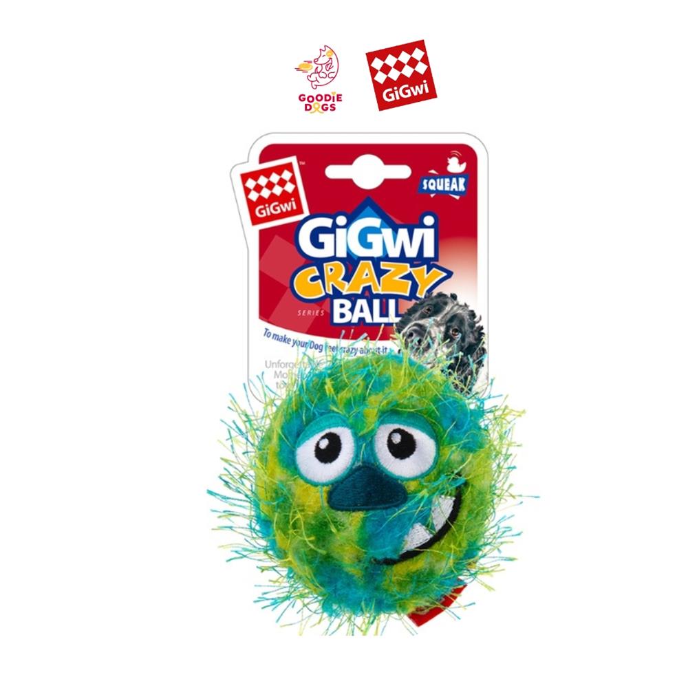 ของเล่นสุนัข GIGWI CRAZY BALL สีเขียว