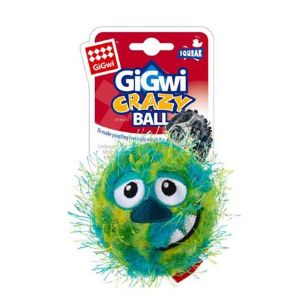 ของเล่นสุนัข GIGWI CRAZY BALL สีเขียว_0