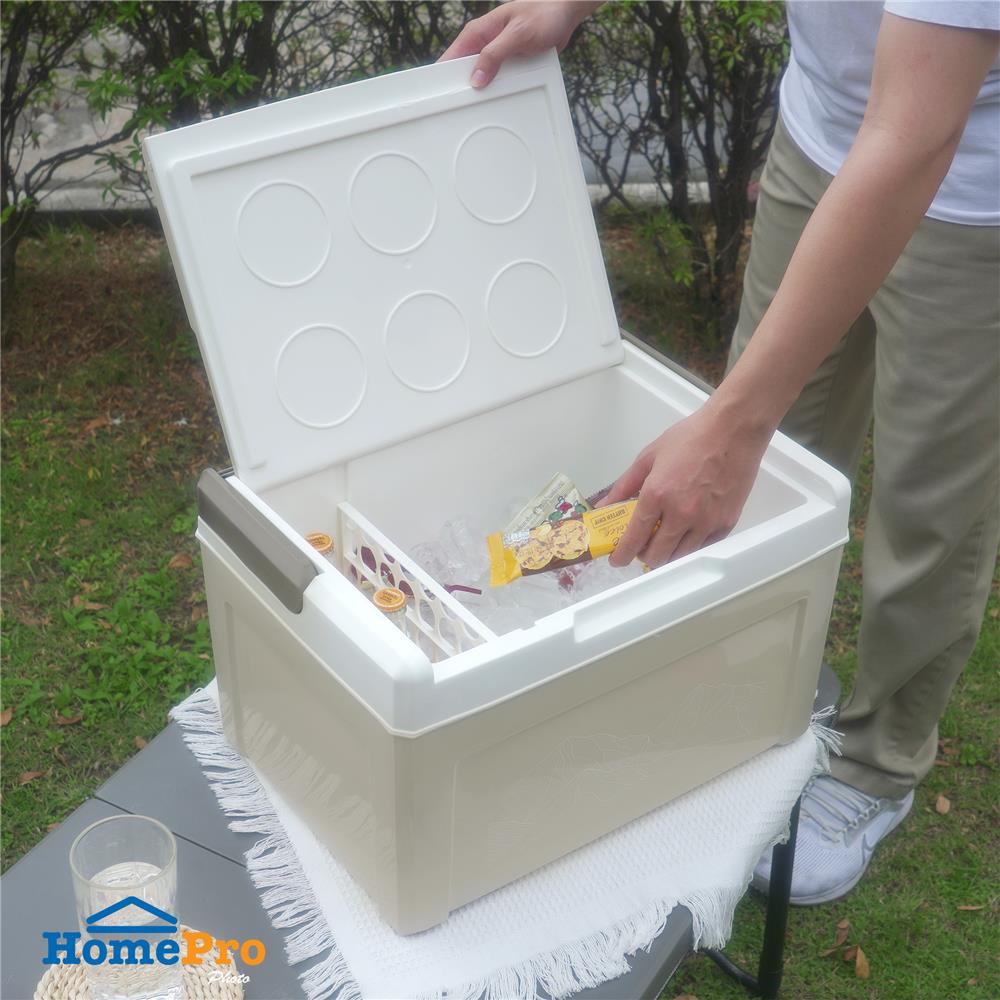 กระติกน้ำแข็ง SPRING COOL MATE 20 ลิตร สีน้ำตาลอ่อน