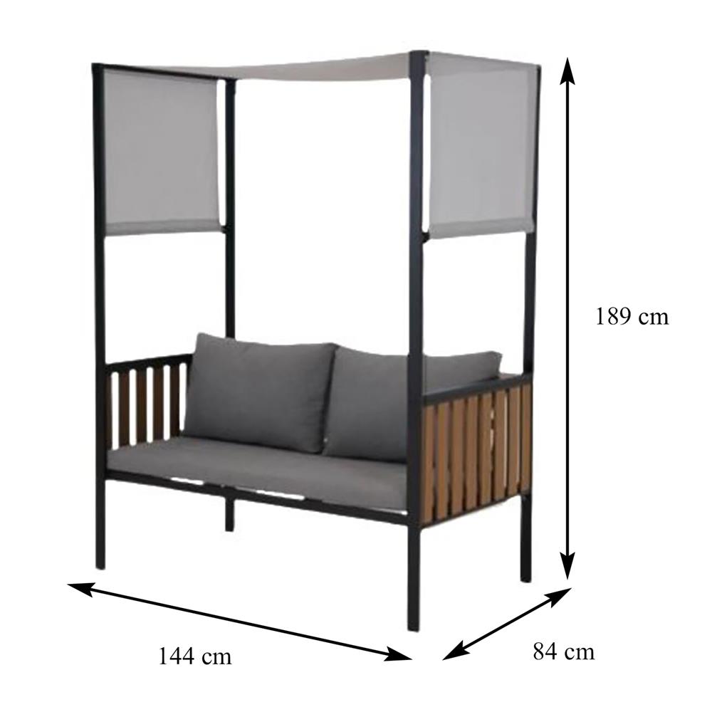 เก้าอี้พักผ่อน BENETTA SERENITY สีดำ