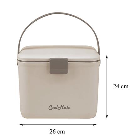 กระติกน้ำแข็ง SPRING COOL MATE 10 ลิตร สีน้ำตาลอ่อน_7