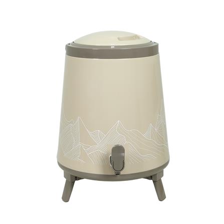 ถังน้ำดื่ม มีก๊อก SPRING COOL MATE 14 ลิตร สีน้ำตาลอ่อน_1