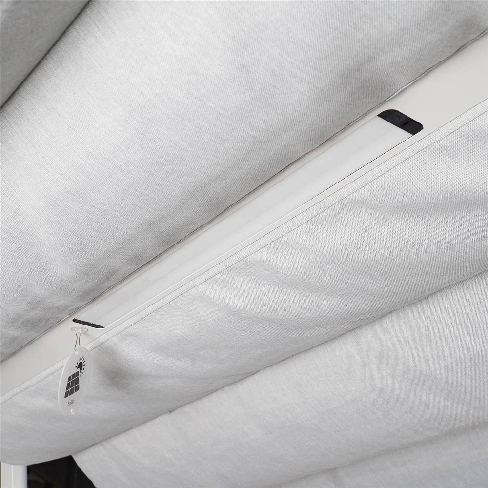 ชุดสนาม 4 ที่นั่ง SOLAR BENETTA SERENITY สีเทาอ่อน