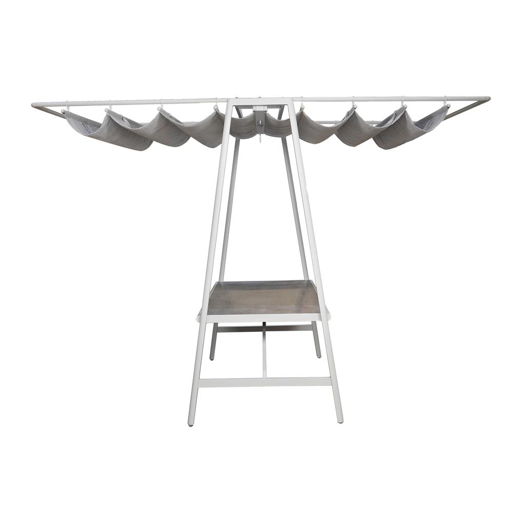 ชุดสนาม 4 ที่นั่ง SOLAR BENETTA SERENITY สีเทาอ่อน