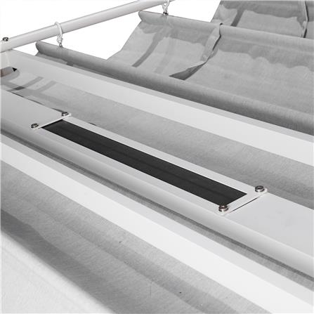 ชุดสนาม 4 ที่นั่ง SOLAR BENETTA SERENITY สีเทาอ่อน_3