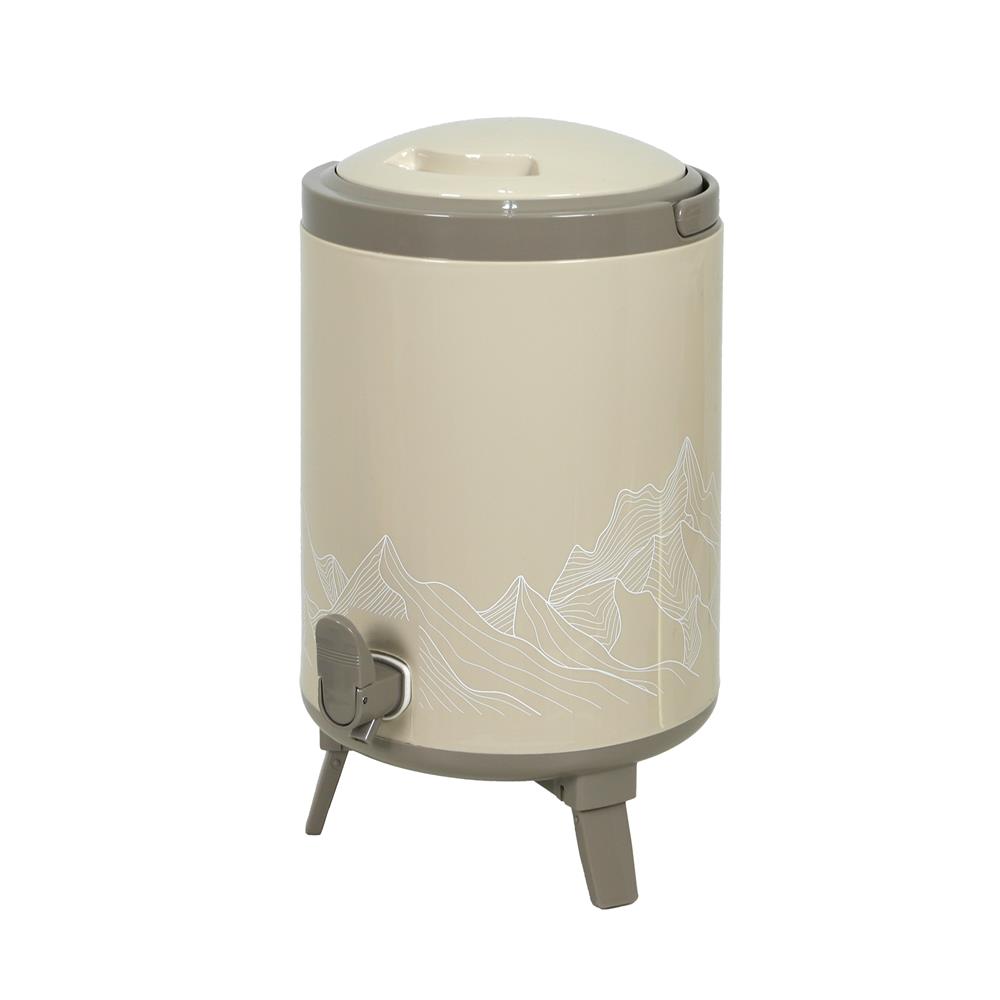 ถังน้ำดื่ม มีก๊อก SPRING COOL MATE 10 ลิตร สีน้ำตาลอ่อน