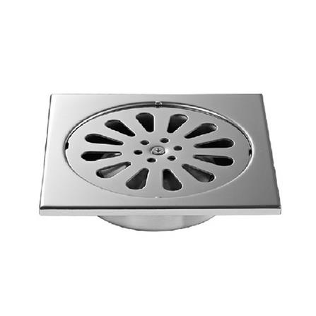 ตะแกรงกันกลิ่นเหลี่ยม HANG FD-002 4 นิ้ว สีเงิน_0