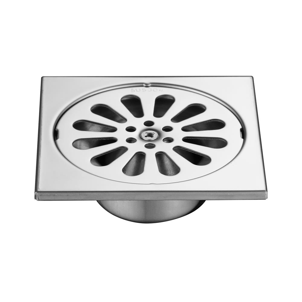 ตะแกรงกันกลิ่นเหลี่ยม HANG FD-006 3.5 นิ้ว สีเงิน