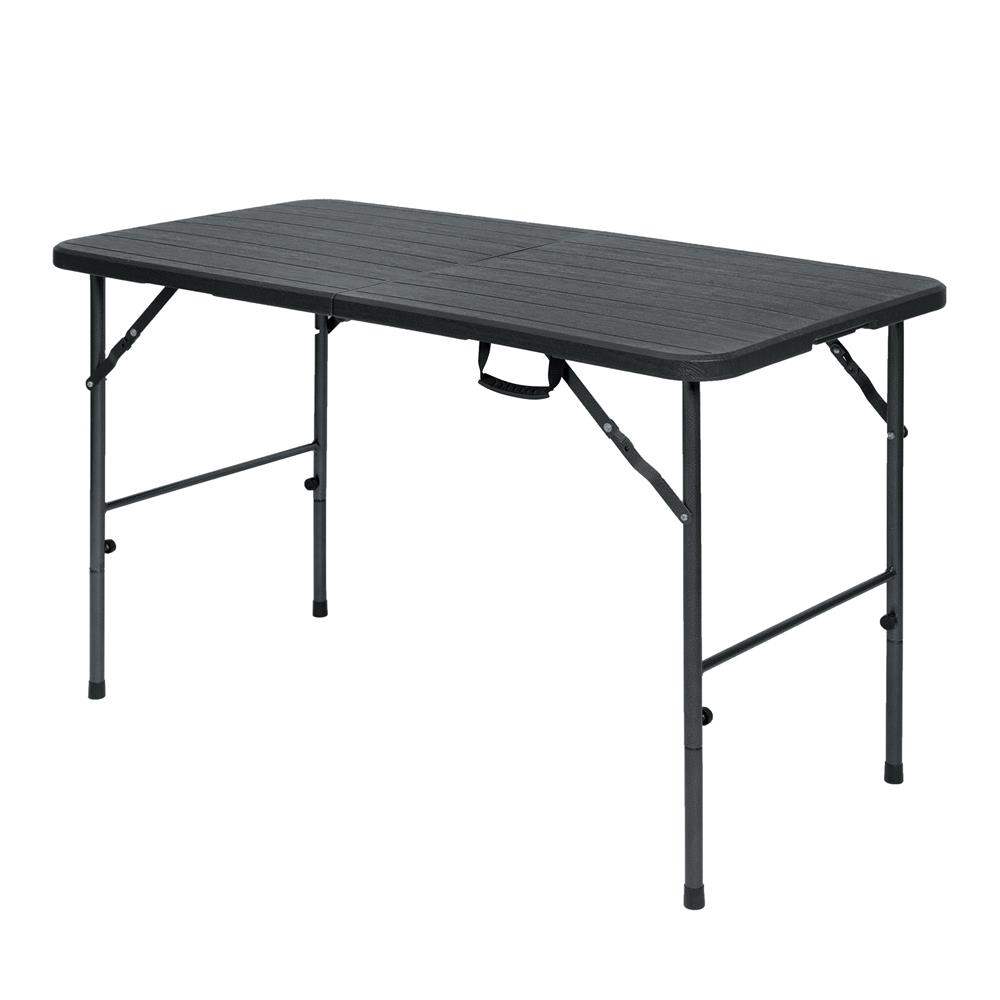 โต๊ะพับอเนกประสงค์ HDPE ME LIVING 120 ซม. สีดำ