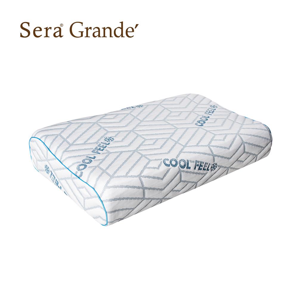 หมอนสุขภาพ ยางพารา SERA GRANDE COOL FEEL 57x35x10 ซม. สีขาว