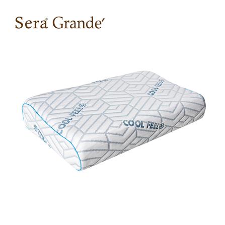 หมอนสุขภาพ ยางพารา SERA GRANDE COOL FEEL 57x35x10 ซม. สีขาว_0