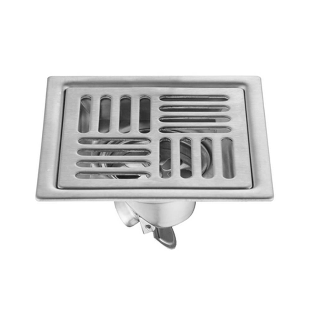 ตะแกรงกันกลิ่นเหลี่ยม HANG FD-004 4 นิ้ว สีเงิน